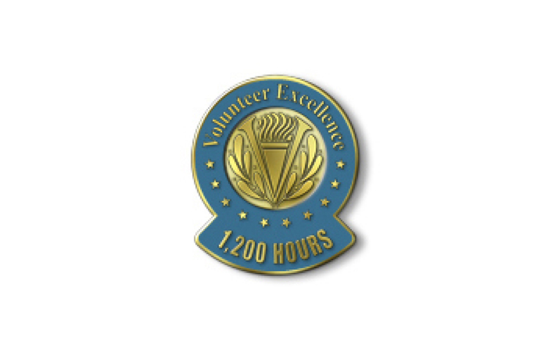 Volunteer Excellence - 1200 Hours Volunteer Excellence - 1200 Hours